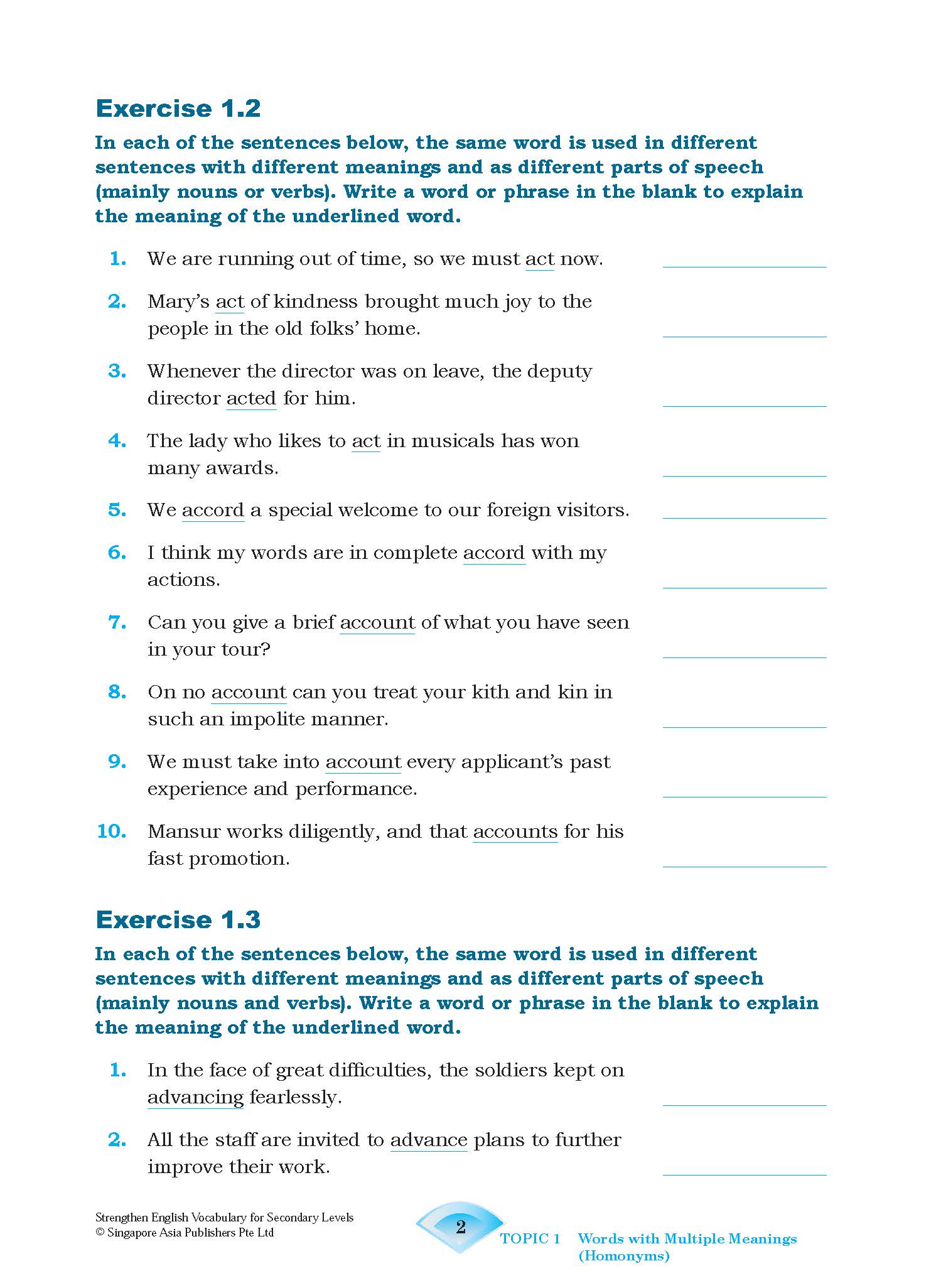 Secondary Levels Strengthen English VOCABULAR - 5th Edition