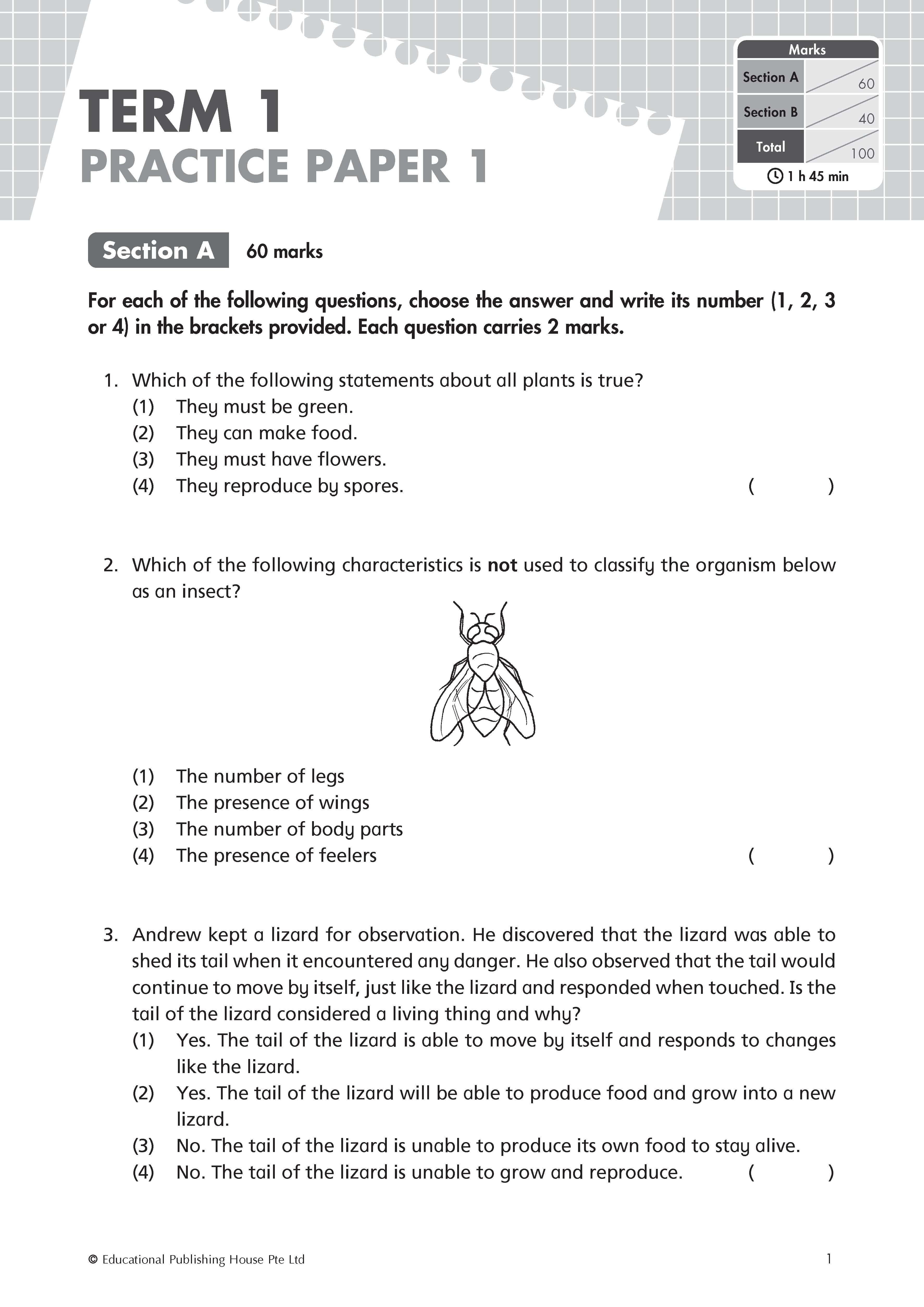 P6 TOP Science Practice Papers 