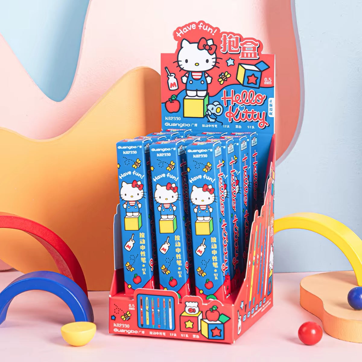  Hello Kitty 0.5mm Black Ink Click Ballpoint Pen (Blind Box) 