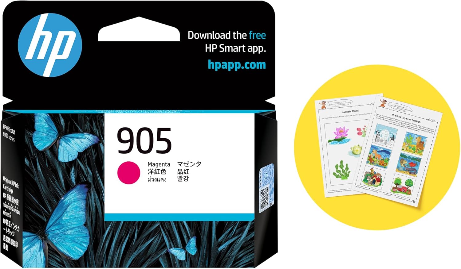 HP 905 Magenta Original Ink Cartridge 