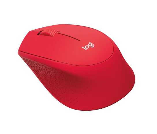 Logitech M331 Silent Plus Wireless Mouse Red