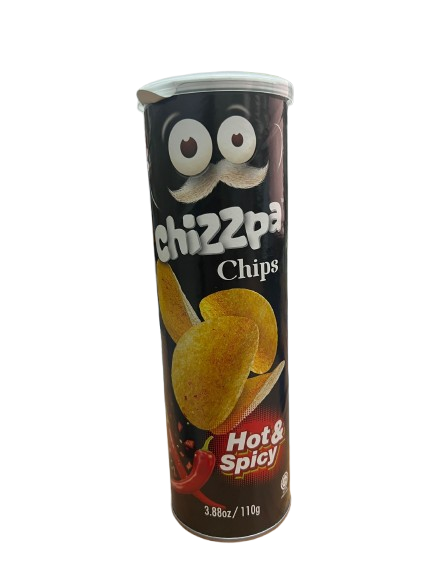 Chizzpa Potato Chips Hot & Spicy 110g