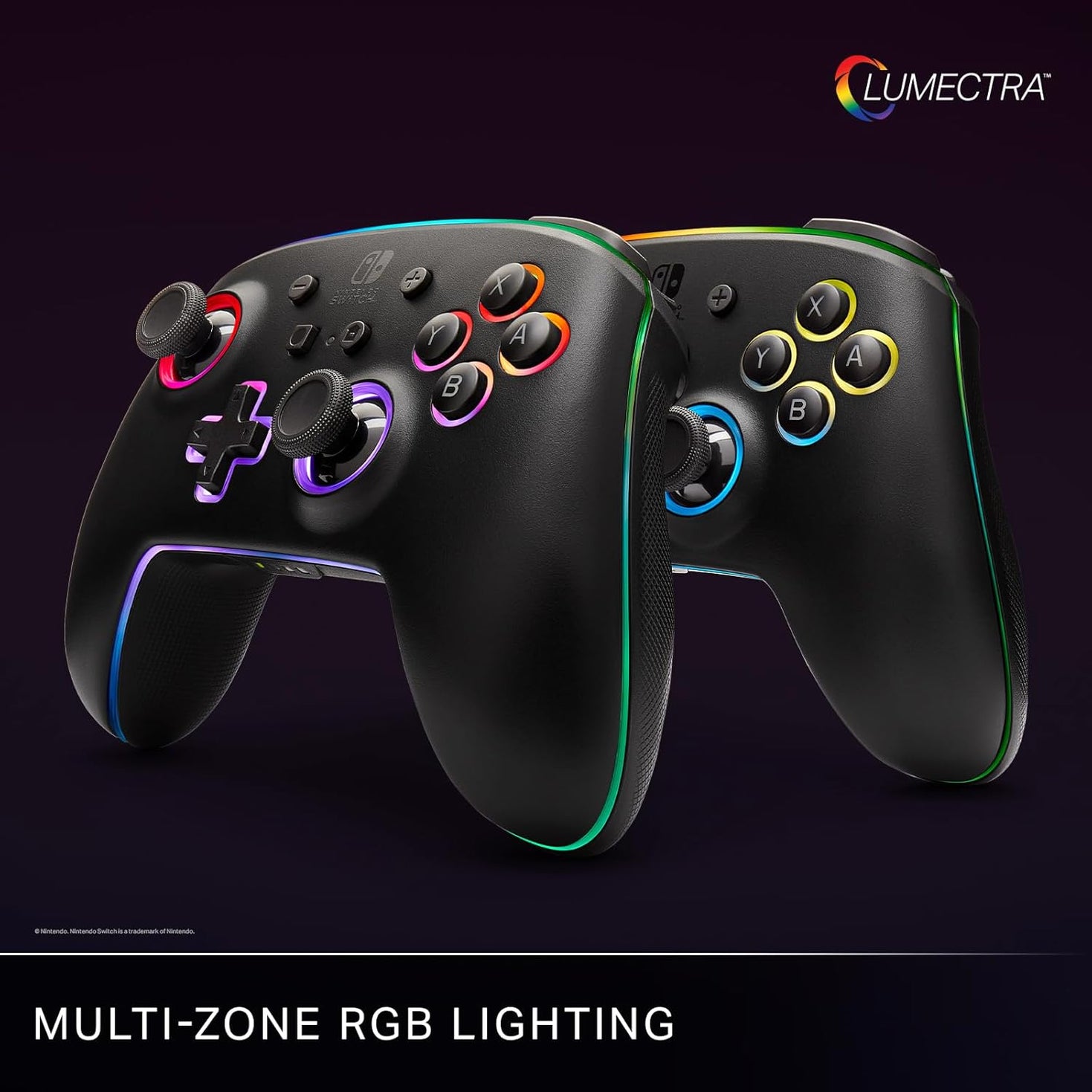 PowerA Enhanced Wireless Controller for Nintendo Switch with Lumectra (Officially Licensed)