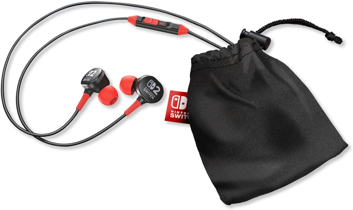 PowerA Wired Earbuds for Nintendo Switch 2- Black