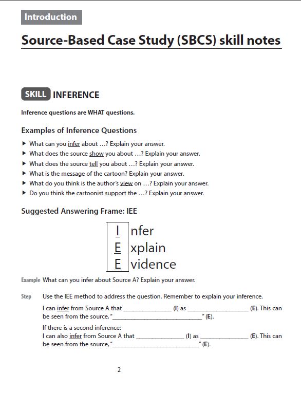 O-Level/N-Level Social Studies SBCS & SRQ GD Book 1