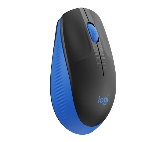 Logitech M190 Full-Size Wireless Mouse Blue