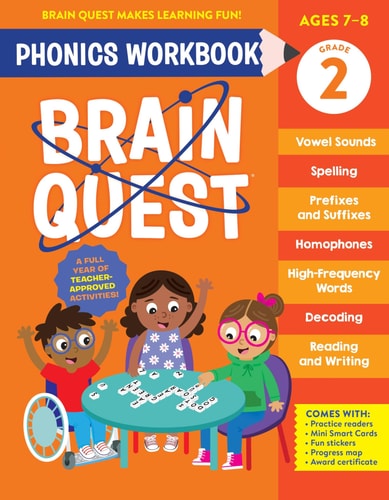 Brain Quest Phonics Workbook: Grade 2 (Paperback)