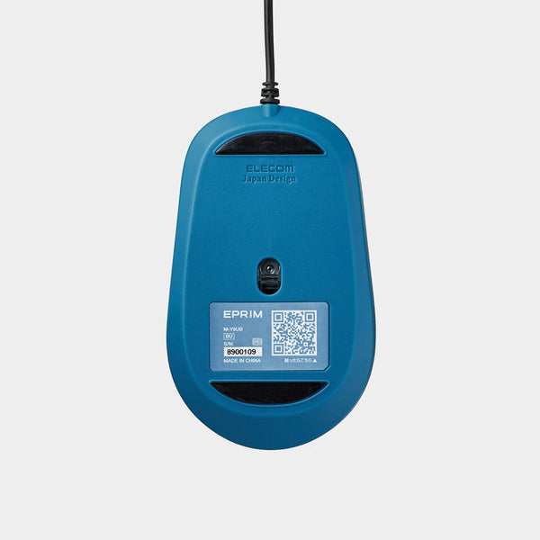 Elecom 3 Buttons BlueLED Wired Mouse Blue