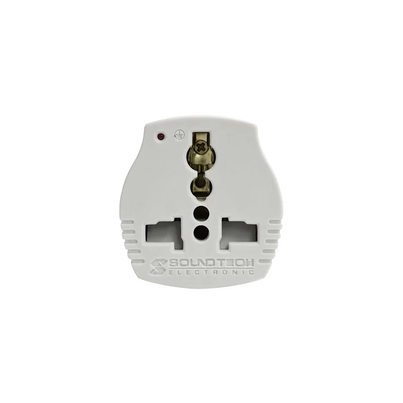 SoundTeoh TA-13 13A Travel Adaptor with Safety Shutter