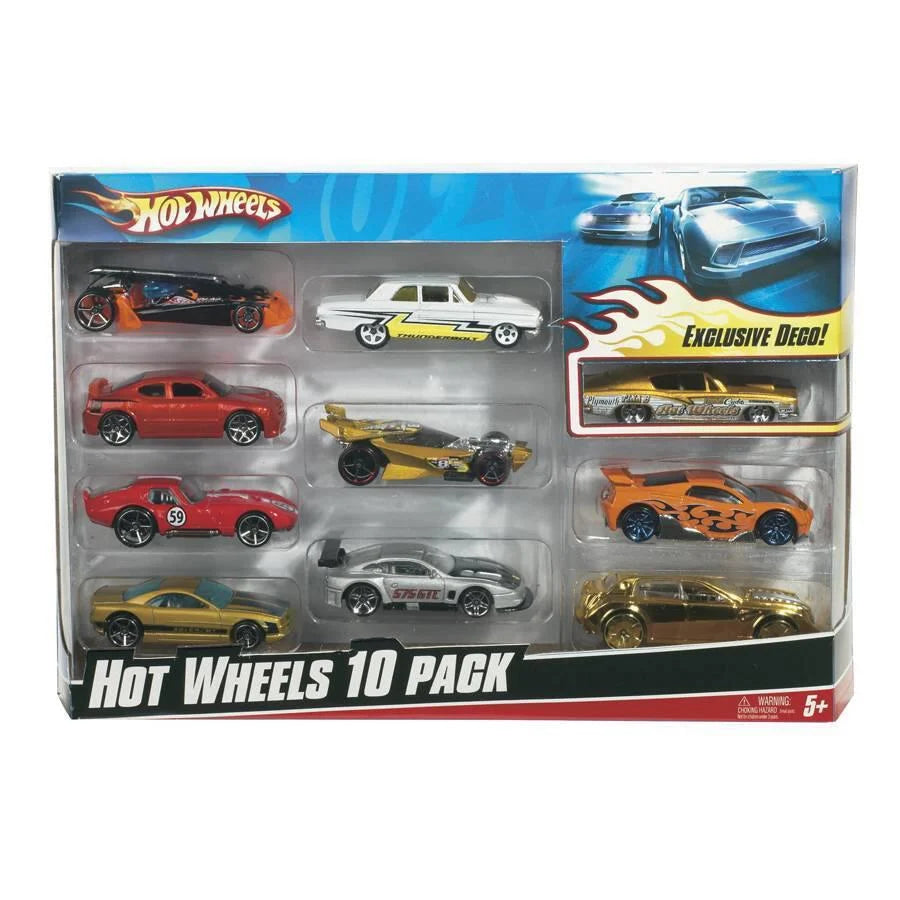 MATTEL HOT WHEELS 10 CAR PACK