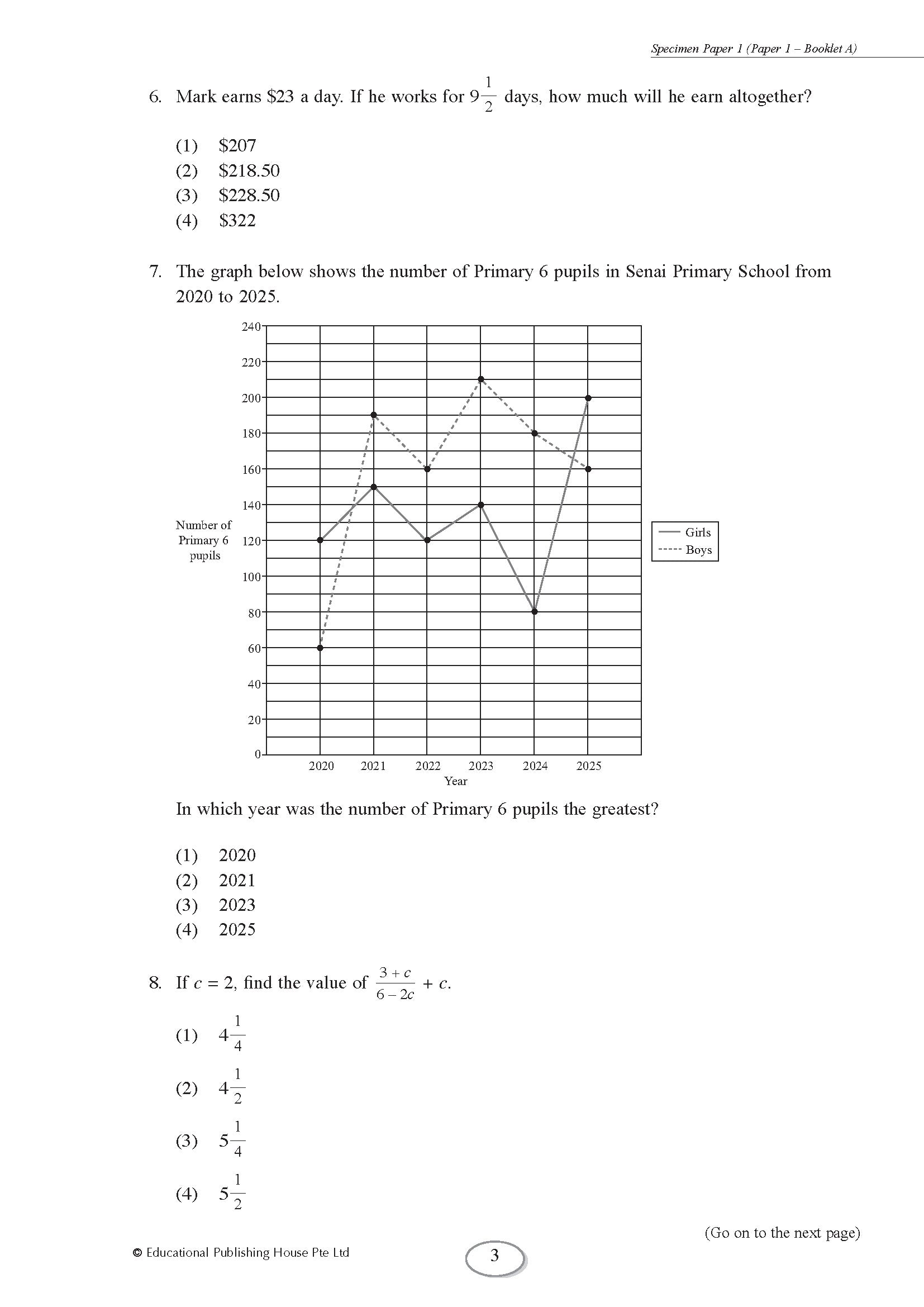 Preparing for PSLE Maths