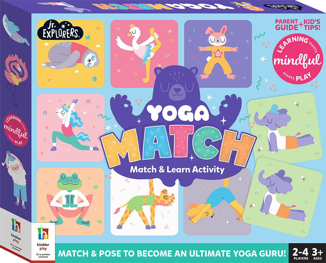 HINKLER JR EXPLORERS YOGA MATCH MATCH & LEARN ACTIVITY