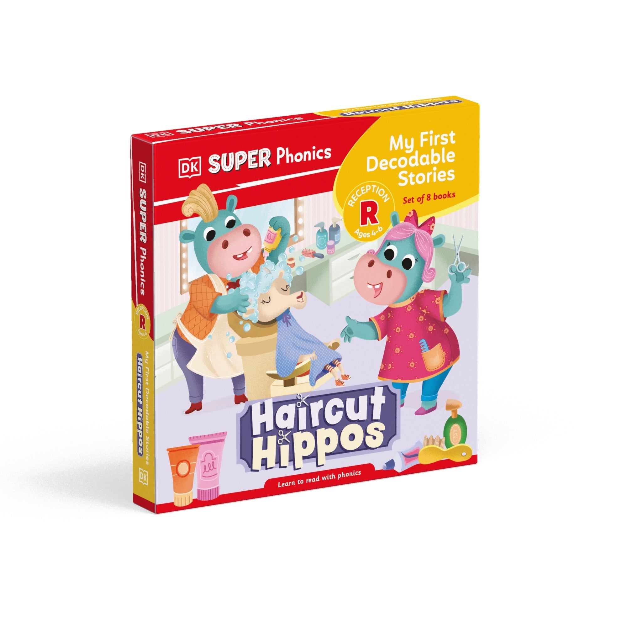 My First Decodable Stories Haircut Hippos (DK Super Phonics)
