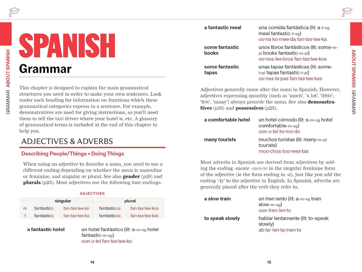Lonely Planet Spanish Travel Phrasebook & Dictionary: Learn Essential Phrases & Vocabulary | 3,500 Word Two-Way Dictionary | Pull-Out Fast Phrases Card | Travel with Confidence (Paperback)
