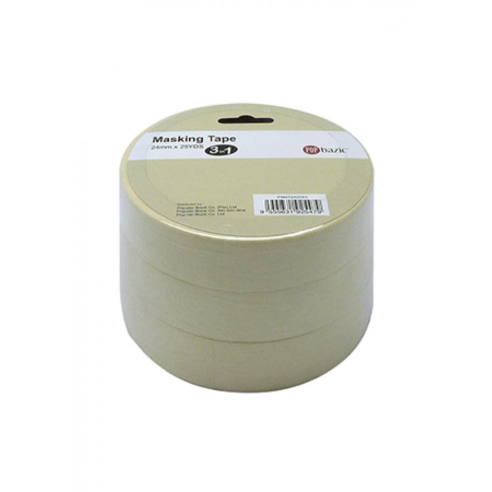 POP Bazic Masking Tape 24MM x 25 Yards 3"