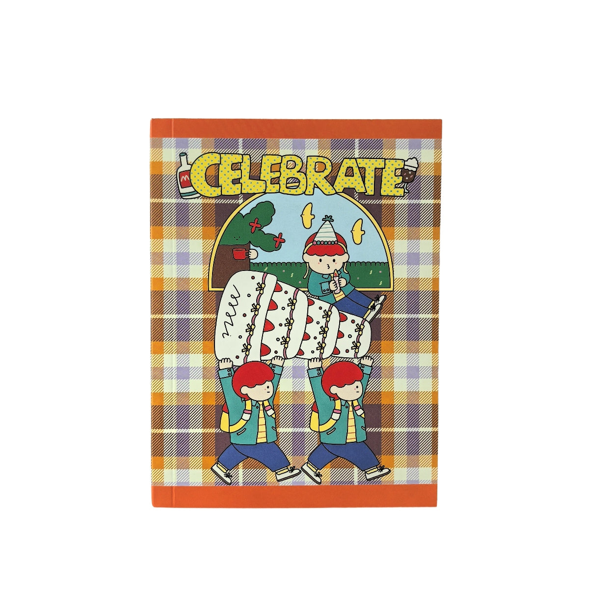 A6 Grid Notebook 128'S - Celebrate