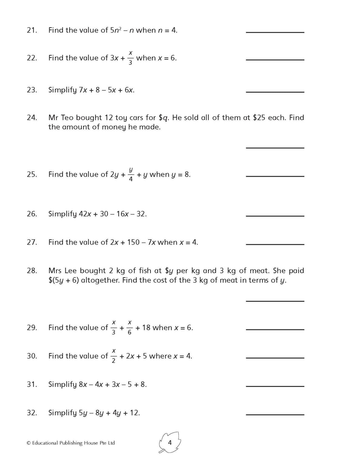 Primary 6 Maths Practice 1000+