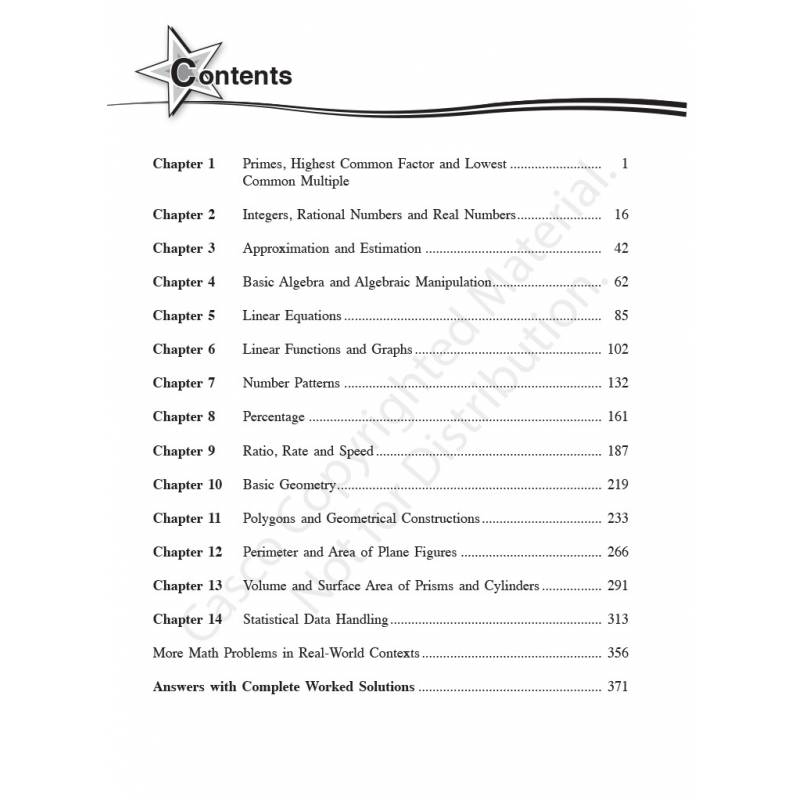 Secondary 1 Mathematics Skills Booster - Revised Edition 2020