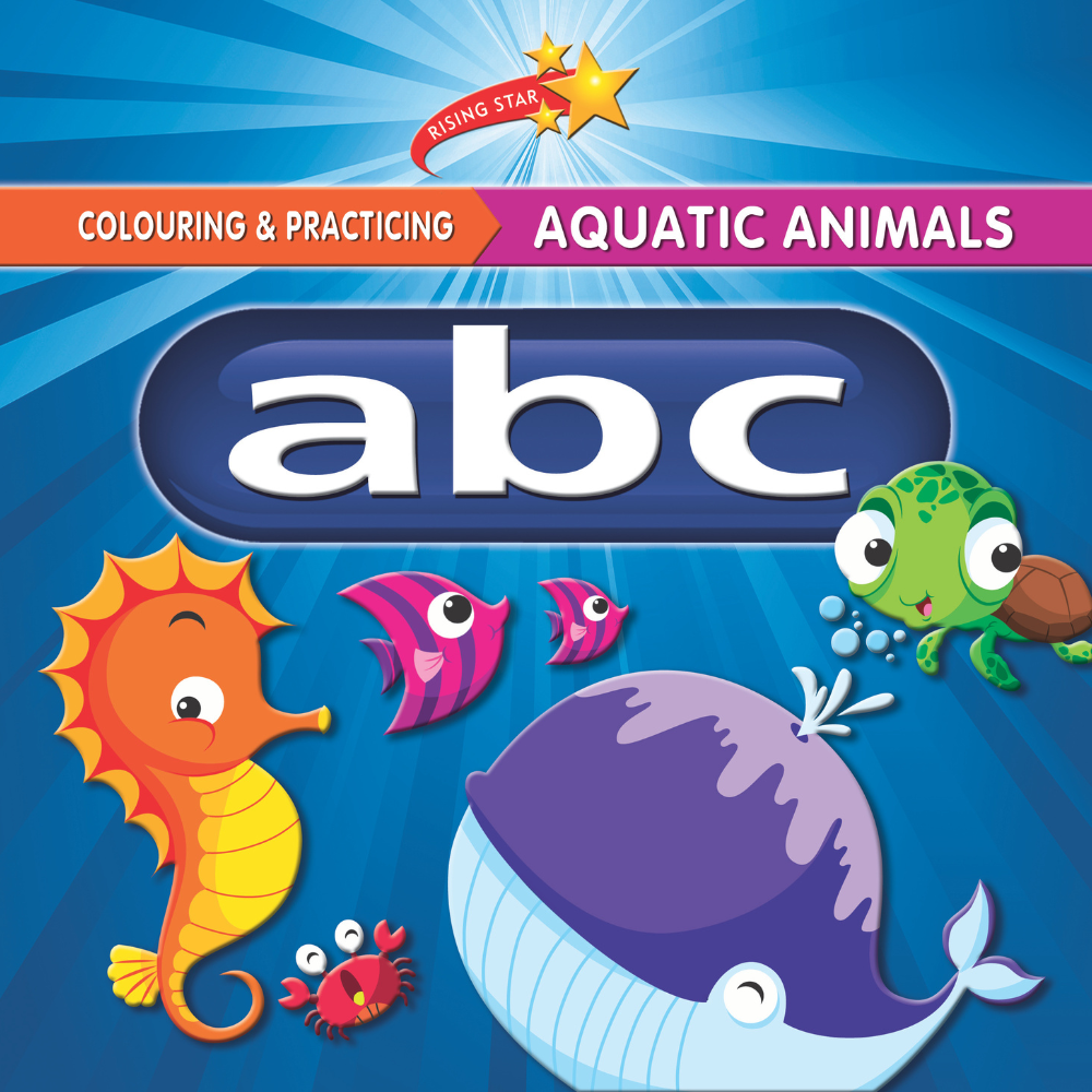 Rising Star: Colouring & Practicing- Aquatic Animals