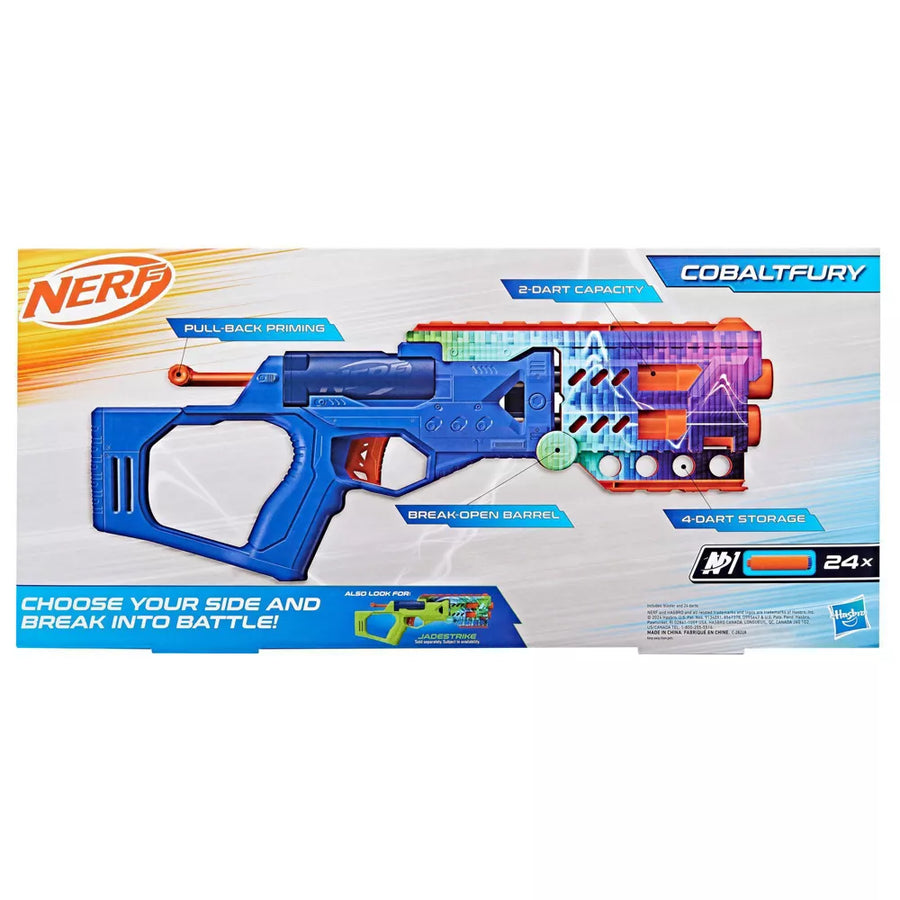 HASBRO NERF COBALTFURY TOY BLASTER