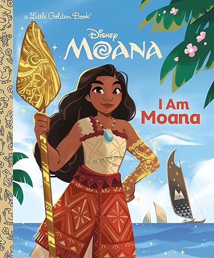 A Little Golden Book: I Am Moana (Disney) (Hardcover)