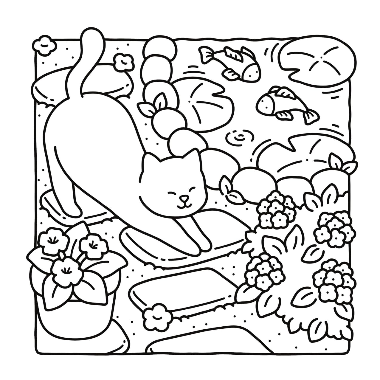 Cat Moments: Meow Life Coloring Book (Paperback – Coloring Book)