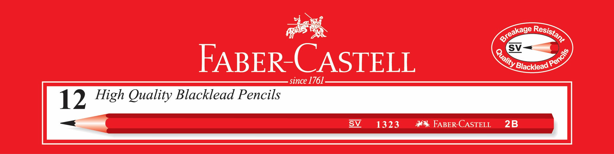 Faber-castell Pencil 1323-2b