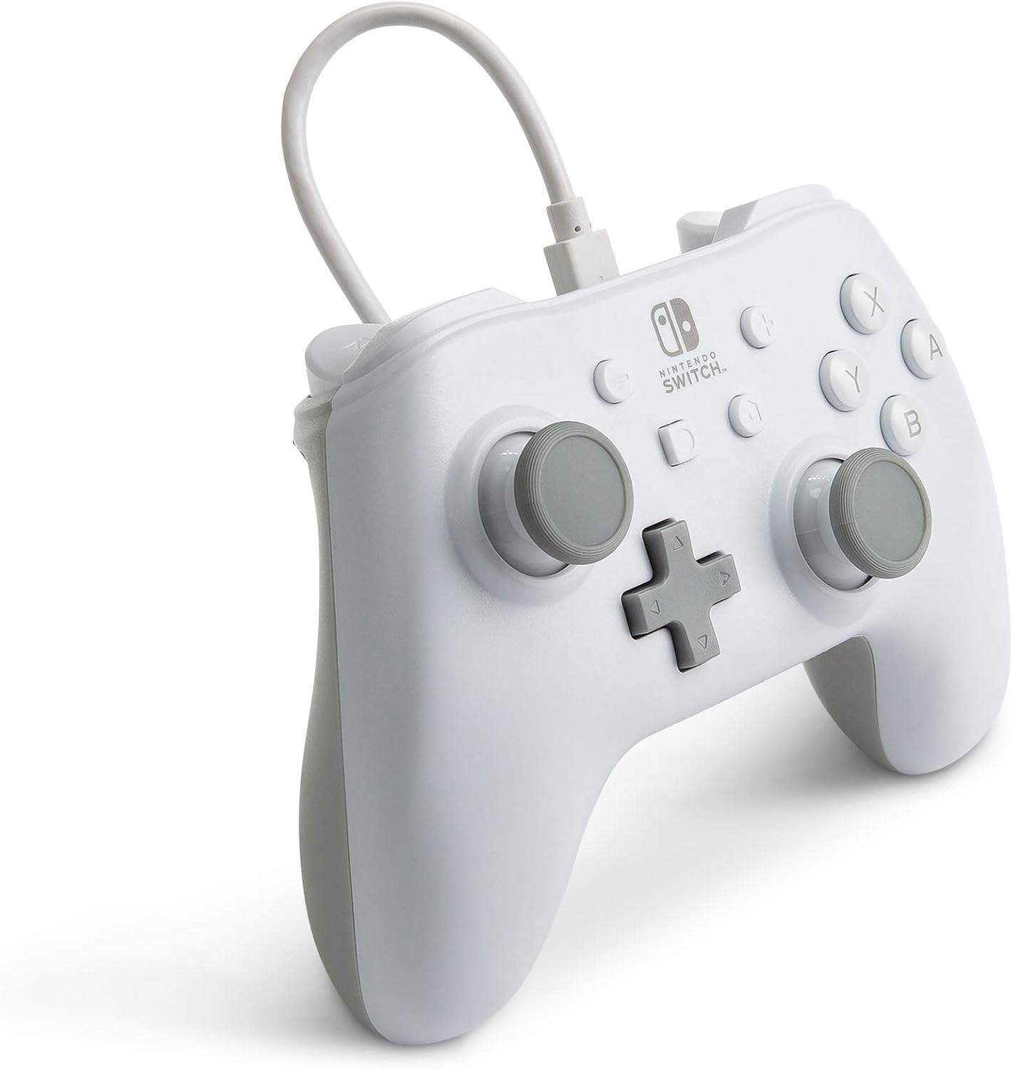 Powera Wired Gaming Controller For Nintendo Switch - White (officially Licensed)