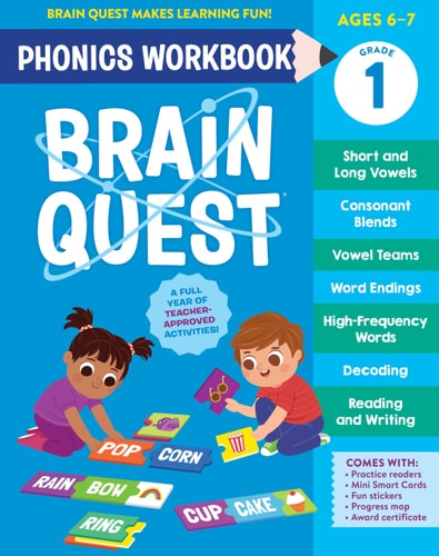 Brain Quest Phonics Workbook: Grade 1 (Paperback)