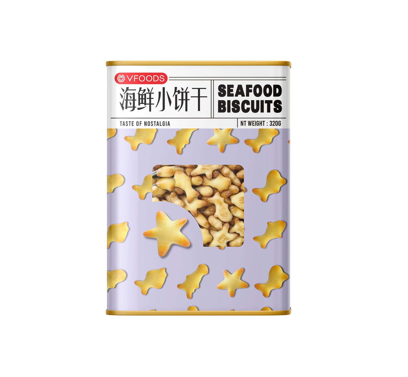 Vfoods Mini Tin-seafood 320gx12p