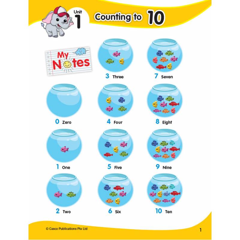 Maths Tutor Early Skills Series Book 1: Numbers to 10