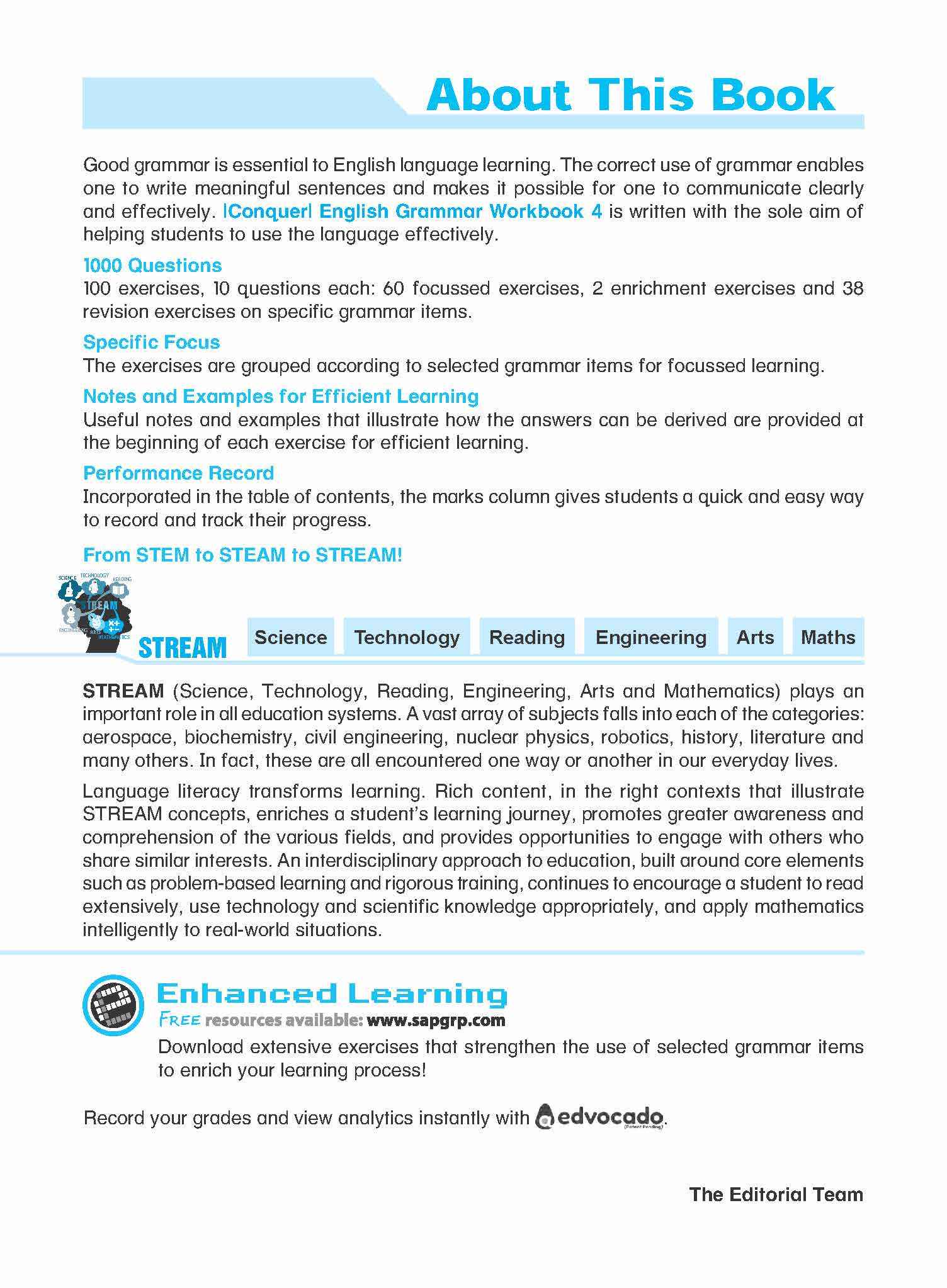 Primary 4 Conquer English Grammar Workbook 4 - 7th Edition