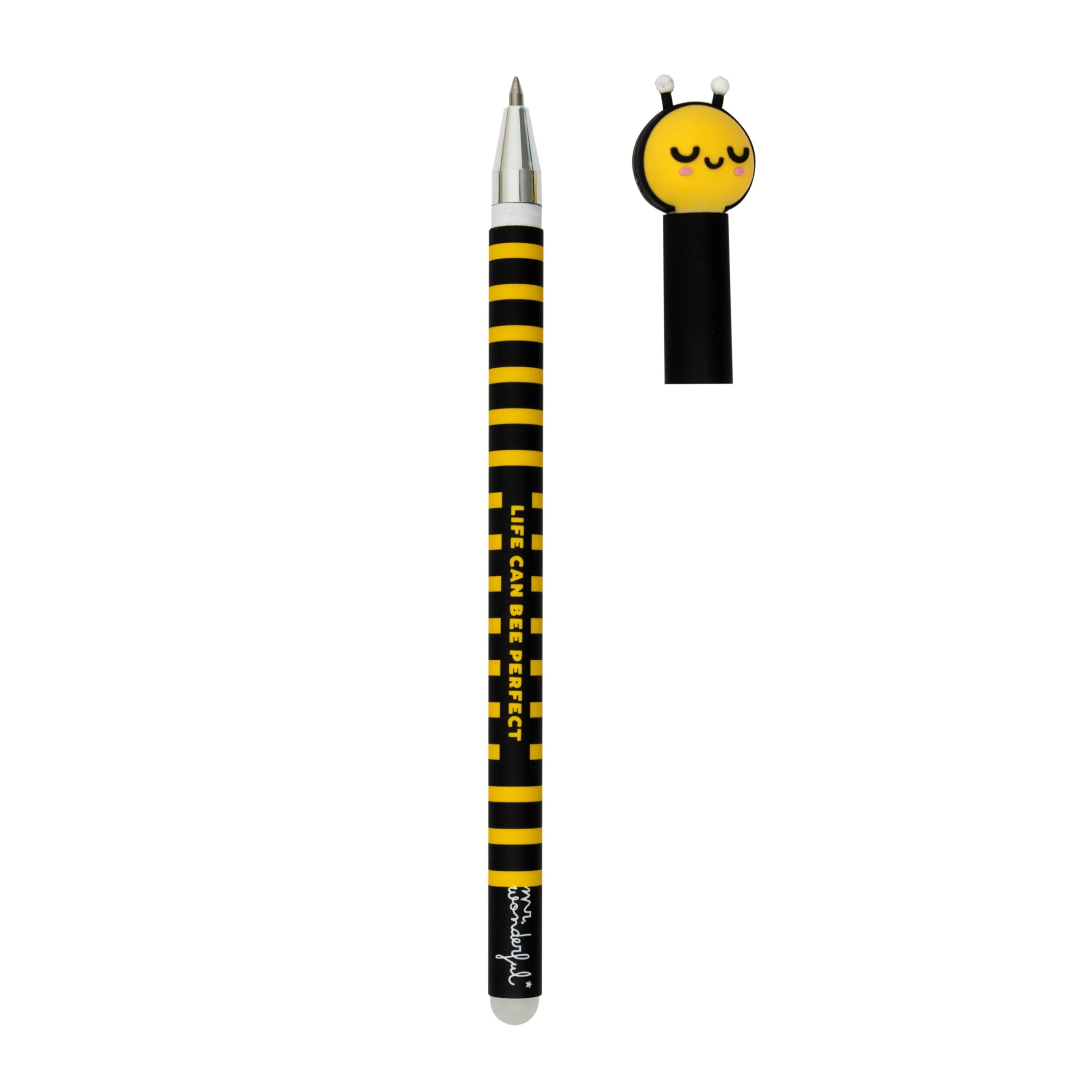 Erasable Pen With Cap - Bella The Bee