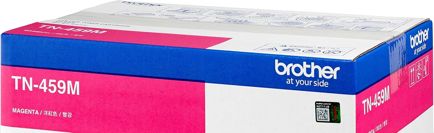 Brother TN-459M ASA Original Toner Cartridge Compatible with HL/MFC Series, 9000 Pages, Magenta