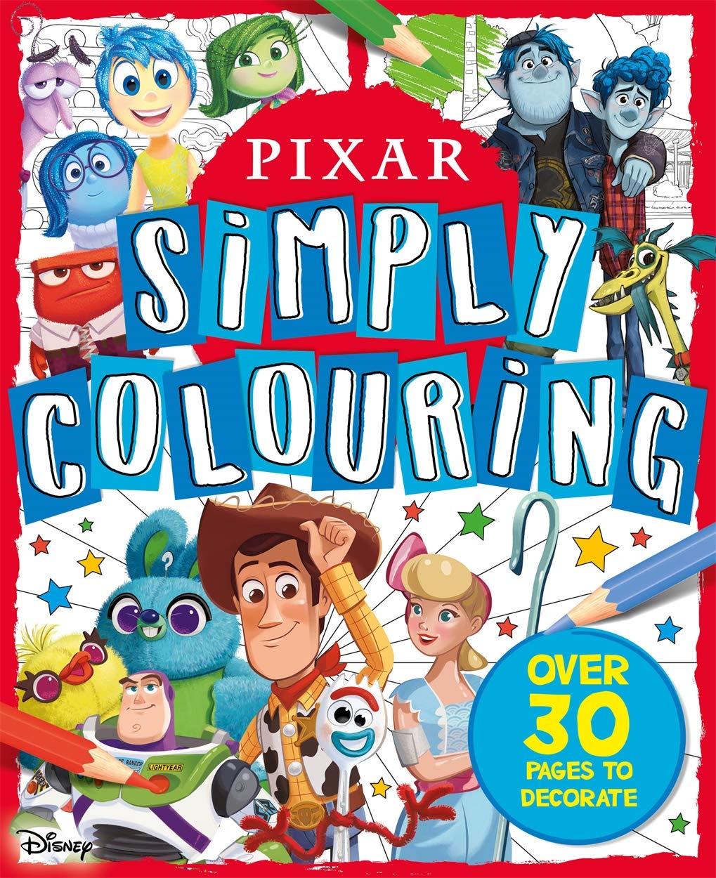 Pixar: Simply Colouring (Paperback)