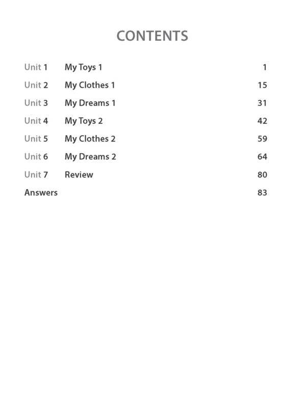 English Activity Series for Early Learners Book 2 – My Life