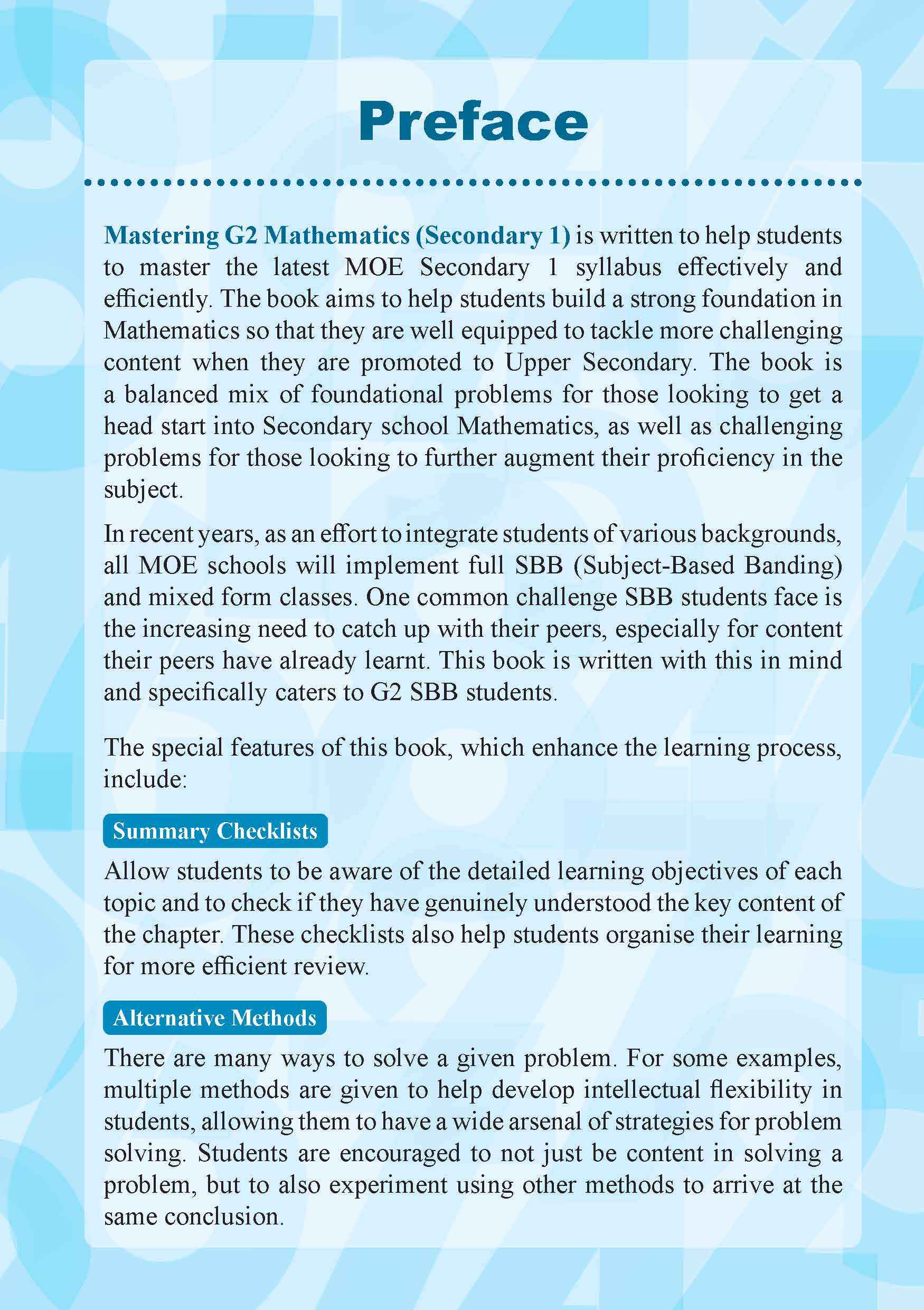 Mastering G2 MATHEMATICS Secondary 1