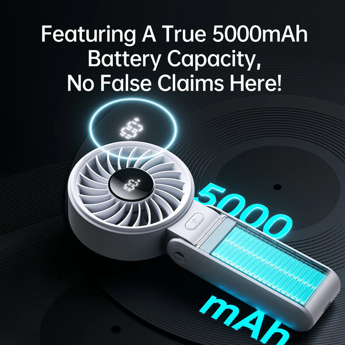 JisuLife Handheld Fan Life 7 5000mAh - Grey