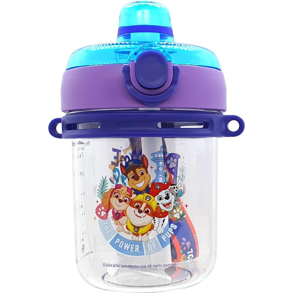 PAW PATROL WATER BOTTLE WITH STRAW 560ML THE POWER OF PUPS