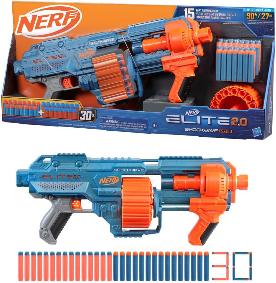 HASBRO NERF ELITE 2.0 SHOCKWAVE RD15