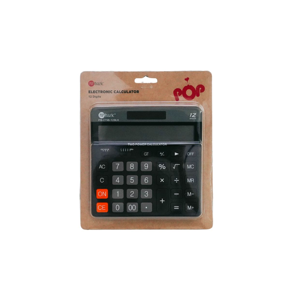 Pop Bazic Desktop Cal 12 Digits Pb-2798