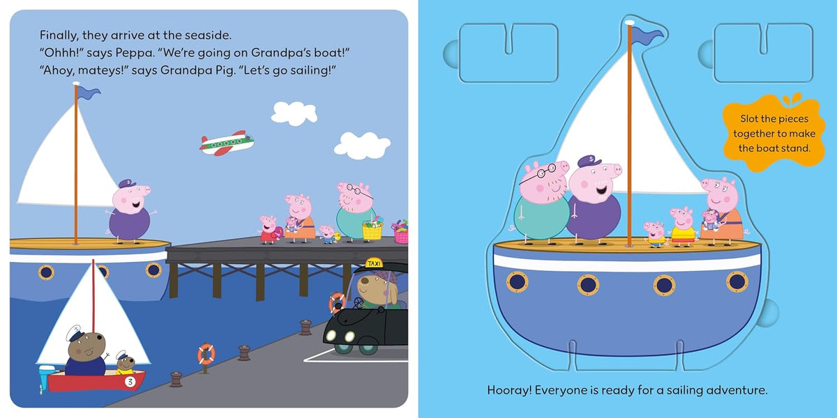 Peppa Pig: Vehicle Fun: A Press-Out-and-Play Book (Board Book)