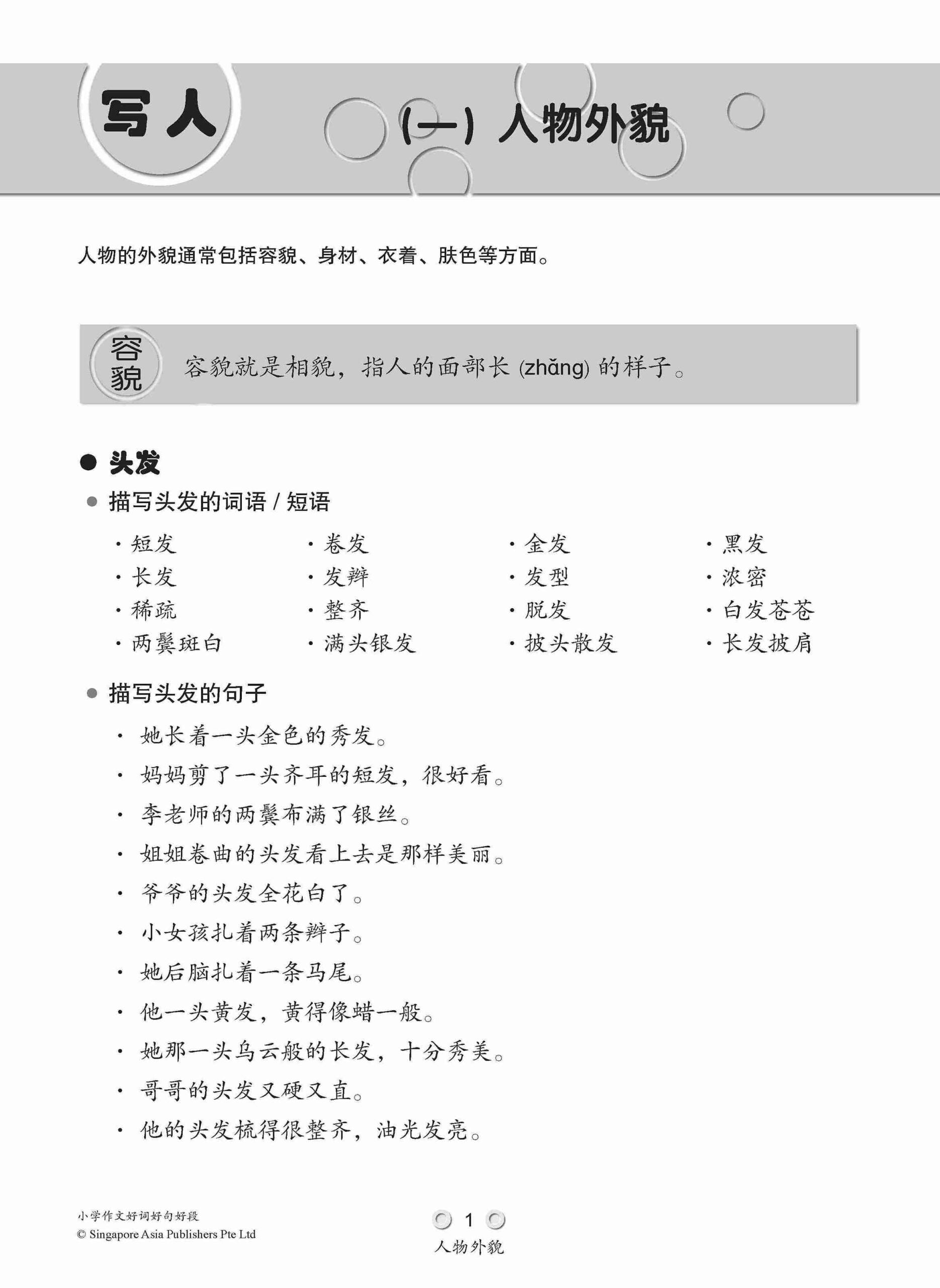 小学作文好词好句好段 / Creative Words, Sentences And Paragraphs In Composition Writing For Primary Levels