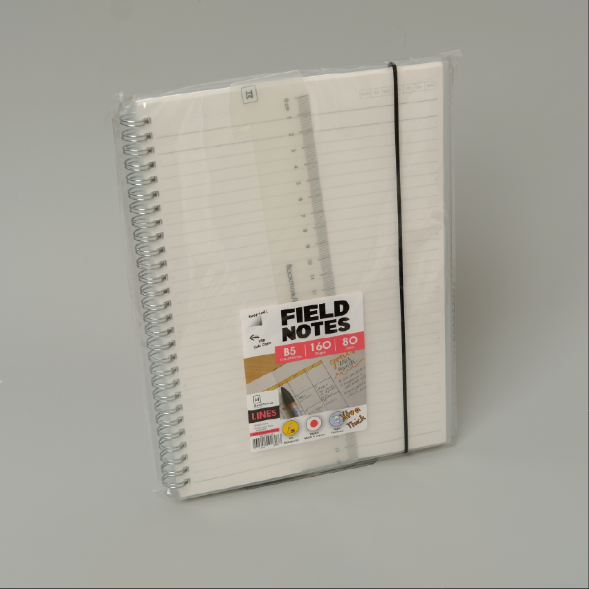 Hw Wire-o Pp Line Notebook B5 80g 160pg