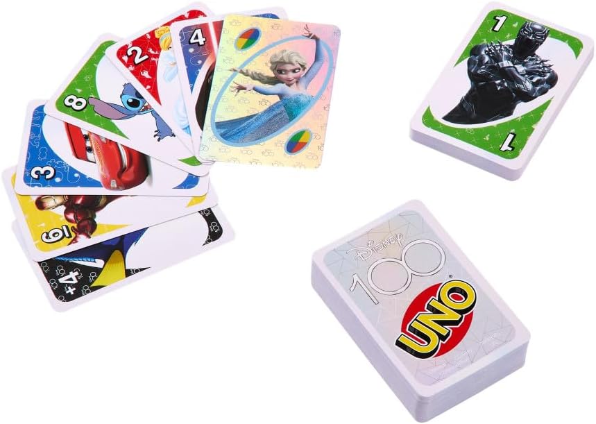 MATTEL UNO LICENSED DISNEY 100 YEARS OF WONDER