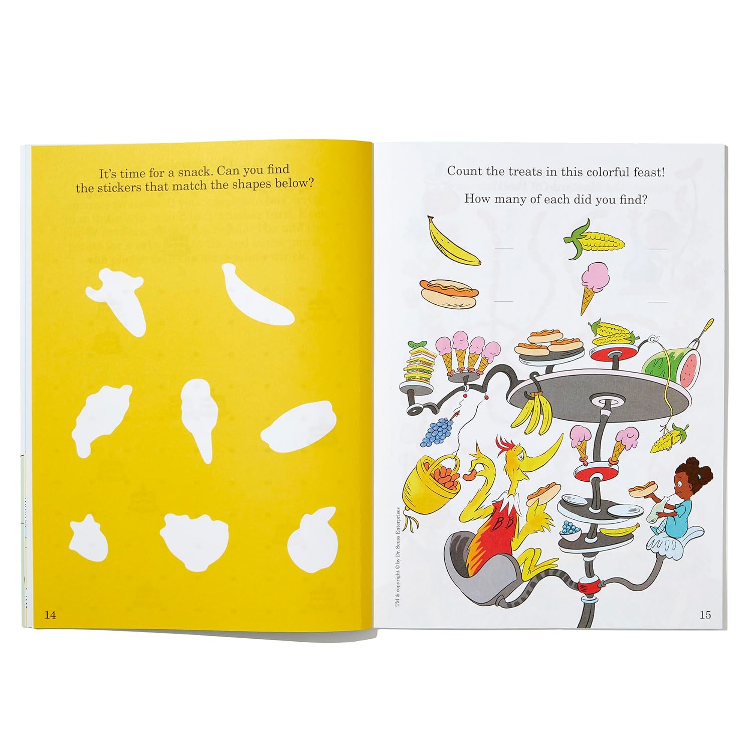 Happy Birthday To You Sticker Activity Book (Dr. Seuss)