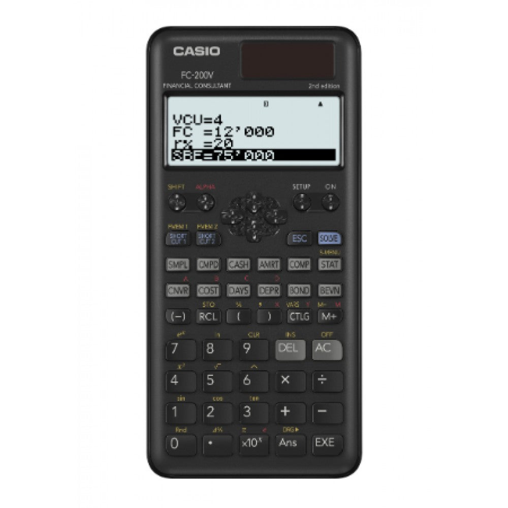 Casio FC-200V-2 Financial Calculator