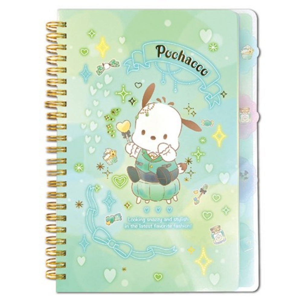 Sanrio Pochacco A5 Index Spiral Notebook