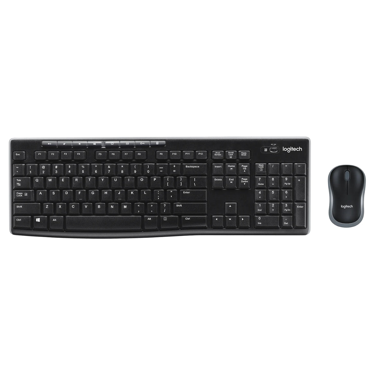 Logitech Wireless Combo Mk270r - Keyboard And Mouse Set