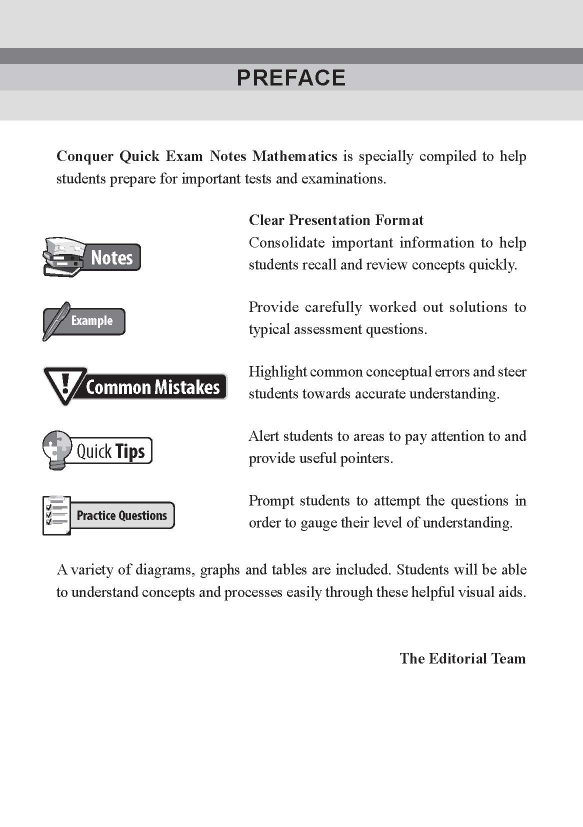 Conquer Quick Exam Notes Mathematics